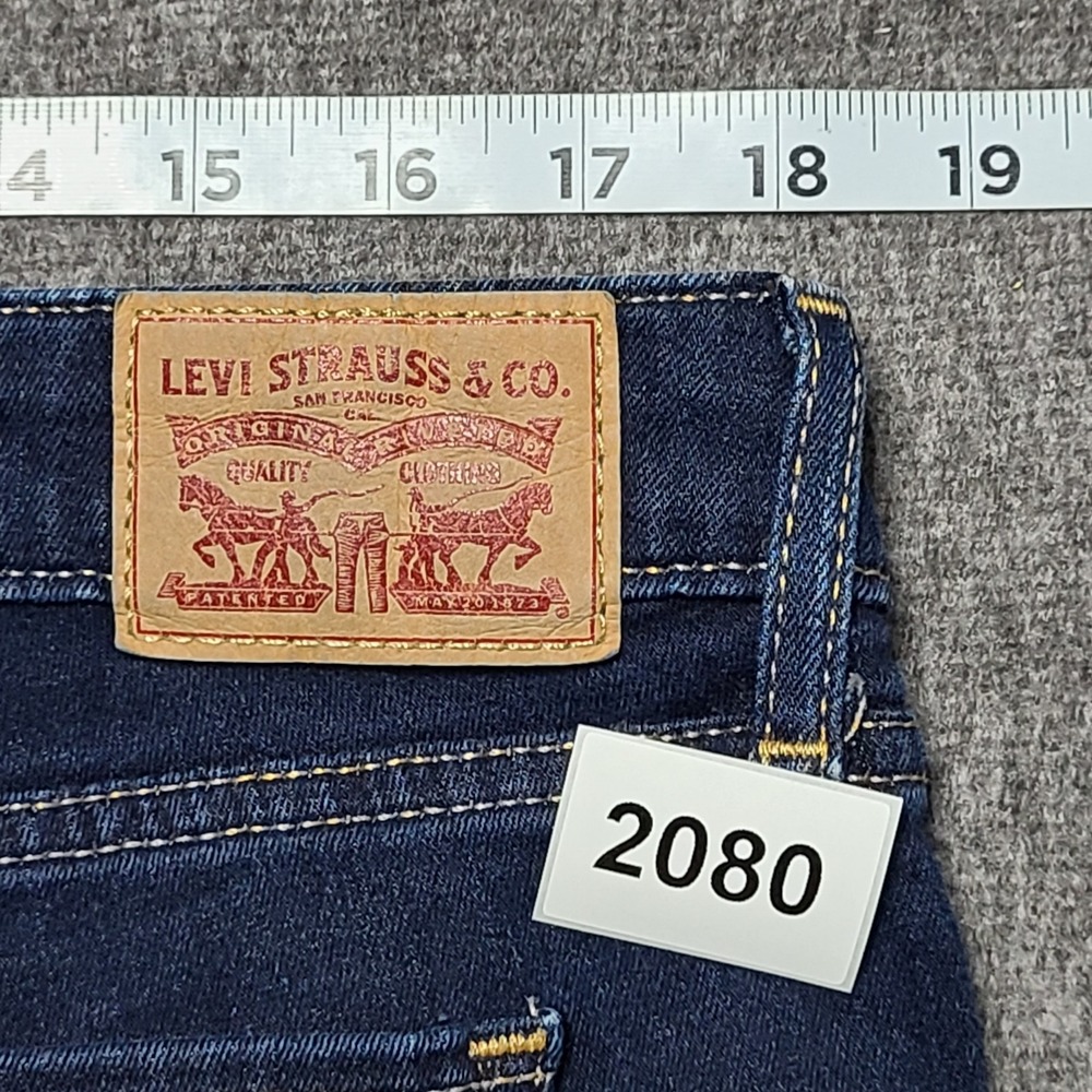 Levi's 711 Skinny Jeans Dark Wash Men's Size 33x30 - Picture 11 of 11